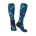thumbnail image 4 of Balery Dinosaur In Space Fun Novelty Socks Men'S Women'S Crew Socks Funny Crazy Novelty Socks Quirky And Cool Socks, 4 of 9
