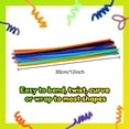 thumbnail image 3 of 200pcs Pipe Cleaners for Crafts 20 Assorted Color, Pipe Cleaner Chenille Stems, for Pipe Cleaners Craft Supplies DIY Arts & Crafts Decoration (6 mm x 12 Inch), 3 of 9