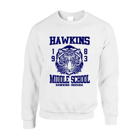 - Allntrends Adult Crewneck Sweatshirt Hawkins Middle School 1983