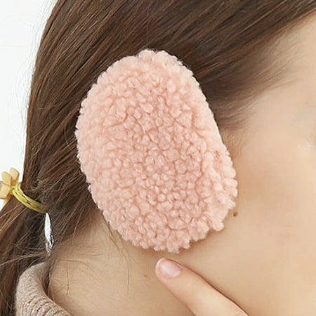 

UDIYO 6 Pairs Bandless Ear Muffs Cashmere Ear Muffs Thick Winter Ear Covers Cold Weather Ear Warmer for Women