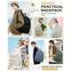 thumbnail image 2 of Mochila BJLFS Beige Impermeable 24 L para mujeres y hombres en edad escolar, 2 of 7