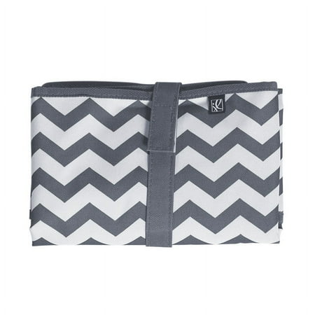 J.L. Childress Full Body Portable Changing Pad, Grey Chevron