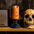 thumbnail image 5 of KARLSITEK Halloween Candle Light Led Candlestick Table Top Decoration Pumpkin Party Happy Halloween Party Decor For Home,1PCS, 5 of 15