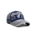 thumbnail image 1 of Black Rebel Gorra Knite estilo vintage desgastado para hombre estampada, 1 of 5
