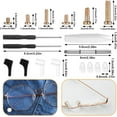 thumbnail image 2 of HLONK Eyeglass Repair Tool Kit Eyeglass Repair Kit with Screws Eye Glasses Repairing Screwdriver Set with Nose Pads Small Screwdriver Eyeglass Frame Screws Tweezers for Glasses Sunglasses, 2 of 6