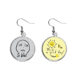 thumbnail image 1 of desprecio negro lindo patron de chat pendiente sol flor pendiente joyas moda Unbranded M, 1 of 3