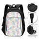 thumbnail image 3 of Fotbe Cartoon Bunny Mochila con Estampado y Puerto USB para Hombre y Mujer, Mochila Antirrobo, Mochila de Viaje, Mochila Escolar, Mochila Universitaria, 3 of 7