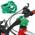 thumbnail image 5 of Ganopper, tallo de manillar corto, tallo de bicicleta, 0 grados, 31,8mm, verde Afortunado Sencillez, 5 of 5