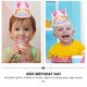 thumbnail image 3 of KAKOWELY 1 adorable gorro de cumpleaños para bebé, corona de arcoíris, diadema para fiesta, accesorio para fotos., 3 of 4