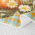 thumbnail image 5 of Erosebridal Scarecrow Vase Twin Quilt Set 2 Pieces,Fall Harvest Twin Coverlet Set,Light Blue,1 Bedspread and 1 Pillowcase, 5 of 7