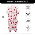 thumbnail image 6 of HELLHERO High Quality Fabrics Swimwear Coverup for Beach Vacation Breathable Free Size Bathing Suit Cover Up Cherry Pattern, 6 of 6