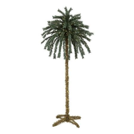 7 Foot Lighted Christmas Holiday Palm Tree - 300 Lights - JIMMY BUFFET 7'