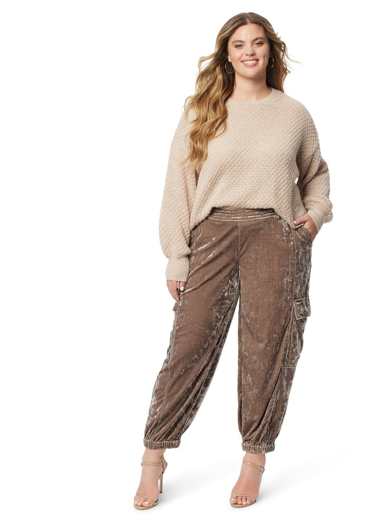 Jessica Simpson Women's and Women's Plus Size Crushed Velvet