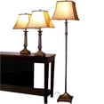 thumbnail image 2 of Coaster 3 Piece Lamp Set in Brown and Beige, 2 of 2