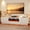 White, variant on Easoger Fireplace TV Stand with 36” Electric Fireplace, Entertainment Center for TVs up to 90", LED Lights Entertainment Center, TV Console, Black