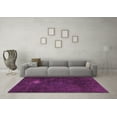 thumbnail image 3 of Ahgly Company Indoor Round Abstract Pink Modern Area Rugs, 5' Round, 3 of 4