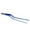 Light Blue, variant on O'Creme Stainless Steel Precision Kitchen Culinary 8 Inch Tweezer Tongs 8" Curved, Purple