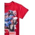 thumbnail image 6 of Monster Jam Toddler Short Sleeve Graphic Patriotic Americana Americana Crewneck T-Shirt, Sizes 12 Months-5T, 6 of 6
