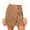 Khaki, variant on Faux Suede Mini Skirt Fall Winter Bodycon Short Suede Mini Skort for Women Zipper Closure Irregular Skirts