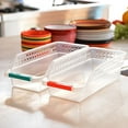 thumbnail image 4 of Balieda Refrigerator Organizers and Storage with Handle Clear Storage Bins Stackable Kitchen Organizers and Storage Box for Home Kitchen, 1PC, 4 of 6