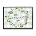 thumbnail image 2 of Stupell Industries Sweet Home Leaf Wreath Geometric Farming Plaid Pattern,30 x 24, Design by Carol Robinson, 2 of 5