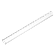 Uxcell Rigid Round Clear Tubing 9mm(3/8") ID x 15mm(9/16") OD x 0.5Ft(150mm) Length Plastic Tube