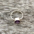 thumbnail image 4 of Anika Jewellers Band Purple Amethyst Engagement Rings 925 Sterling, Sterling Silver, 4 of 6