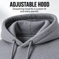 thumbnail image 3 of Mens Heavyweight Fleece Lined Pullover Hoodie 3 Pack, 3 of 7