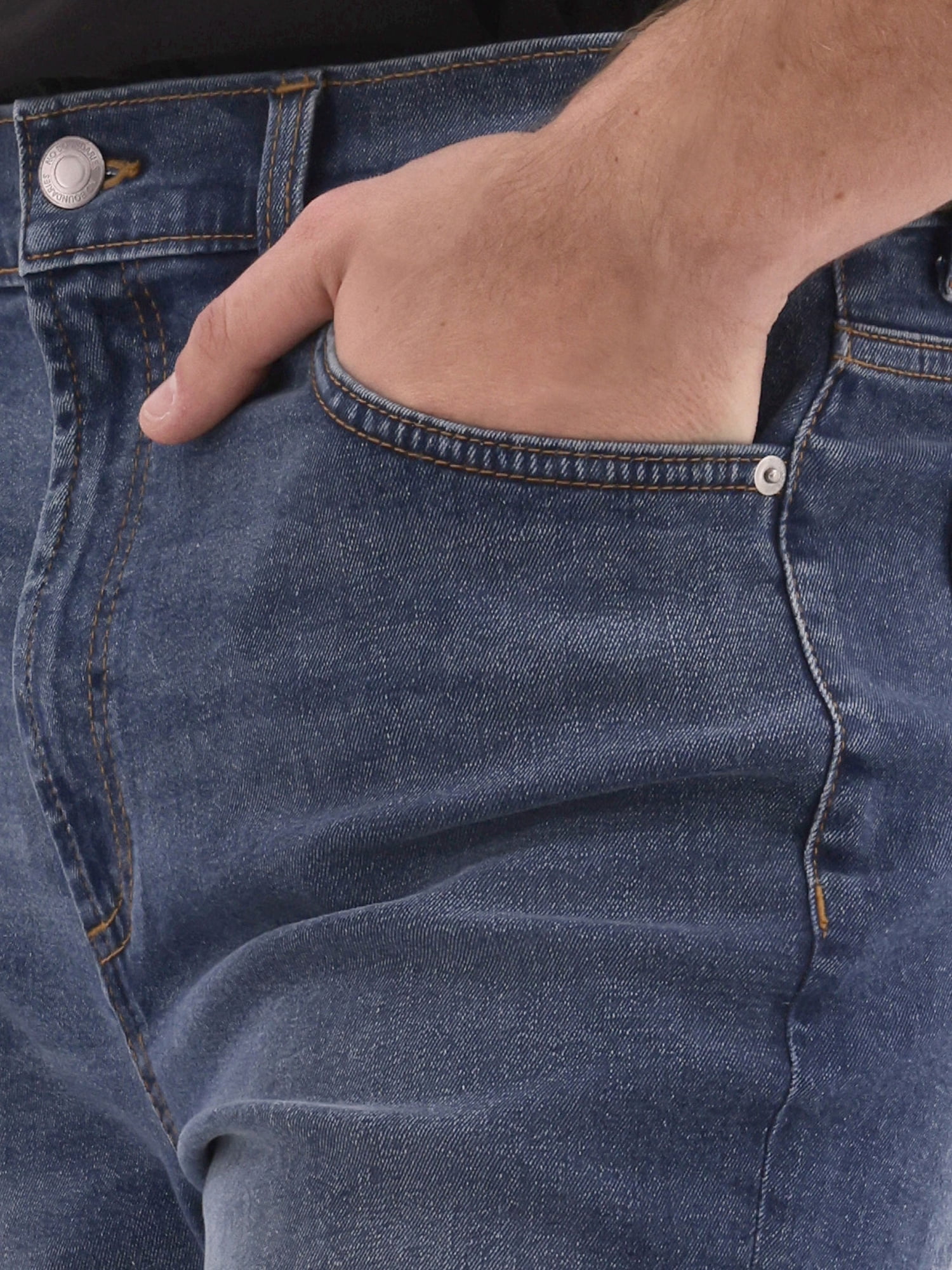 No Boundaries Men's & Big Men's Straight Fit Jeans with Stretch