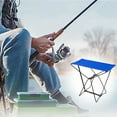 thumbnail image 4 of LiUMX Portable Folding Stool for Outdoor Activities | Compact Fishing & Camping Seat | Oxford Cloth & Steel Frame | Supports 90kg | 39x34x21cm | Black/Khaki/Sky Blue/Blue/Red/Navy/Yellow/Hot Pink, 4 of 5
