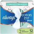 thumbnail image 2 of Always Pure Cotton with FlexFoam Pads, Size 2, Heavy, with Wings, Unscented, 2 of 17
