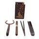 thumbnail image 1 of 5 Unidades / de Del Té Utensilios de Combinación de Accesorios Set Ebony Wood Tamaño Mediano Macarena Juego de té chino Gongfu, 1 of 7