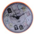 thumbnail image 2 of maskred Compact Wall Clock with Powerful Suction Cup Water Resistant for Bathroom Kitchen Orange 75 x 35mm 1Set, 2 of 6