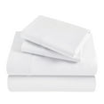 thumbnail image 2 of Superior 4-Piece Rayon From Bamboo White Sheet Set, California King, 2 of 9
