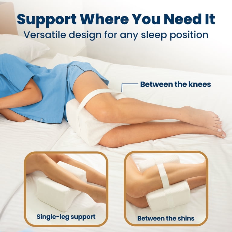 Everlasting Comfort Memory Foam Knee Pillow for Side Sleepers photo 8