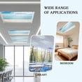 thumbnail image 3 of Blue Ocean Fluorescent Light Covers for Ceiling Lights 4x2 feet,4 Pack Magnetic Light Filters for Classroom,Coastal Sea Beach Shore Sky Waves Scenery Fluorescent Light Shade Panel for Office School, 3 of 9
