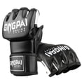 thumbnail image 2 of Guantes de boxeo de medio dedo para adultos, para hombres y mujeres, de cinco dedos, transpirables, prácticos, para entrenamiento, lucha Sanda, 2 of 4