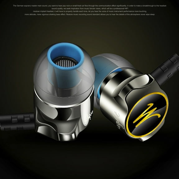 Kiplyki Headphone D06 Special Edition Gold Plated Housing Headset HD HiFi Headphone