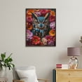 thumbnail image 4 of Paint By Numbers Kit for Adults Beginner - DIY Owl Surrounded By Colorful Blossoms Canvas Painting Kits for Adults, Frameless Paint By Number for Adults for Home Wall Decor 16x20 Inch, 4 of 7