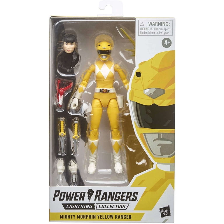 Power Rangers, Action Figure, Mighty Morphin Yellow Ranger 6