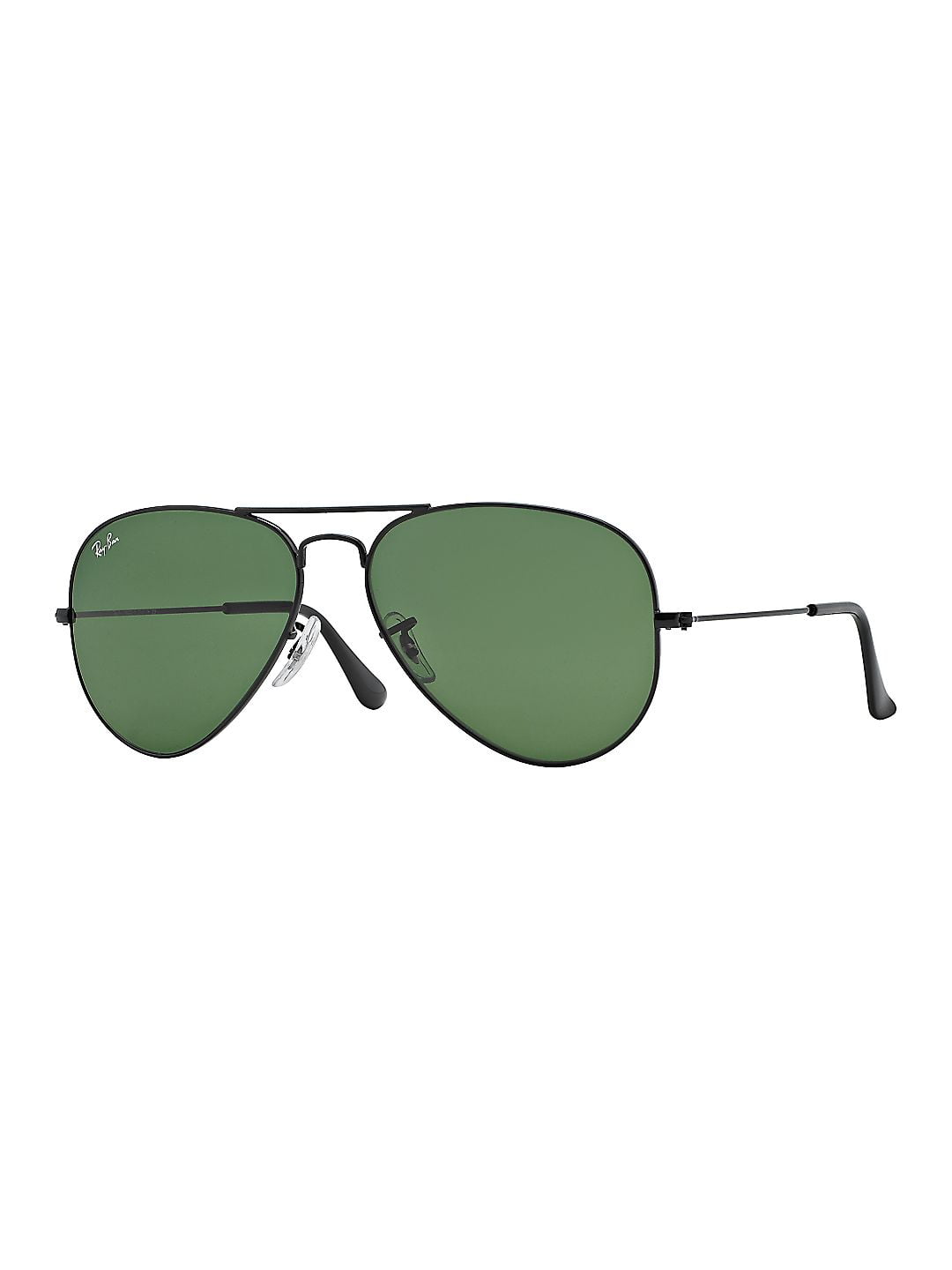Ray-Ban Women Original Aviator 58 Mm Sunglasses, Black/Green