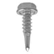 thumbnail image 1 of bolsa de 100 tornillos autoperforante para metal de 1/2 pulgada plata, 1 of 4