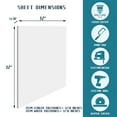 thumbnail image 2 of 1-5 PCS Acrylic Sheet Clear Cast Plexiglass 12"x12"/12"x24" Square Panel 1/8" Thick (3mm)-Transparent Plastic Plexi Glass Board with Protective Paper for Signs, DIY Display, Cricut Cutting, 2 of 8