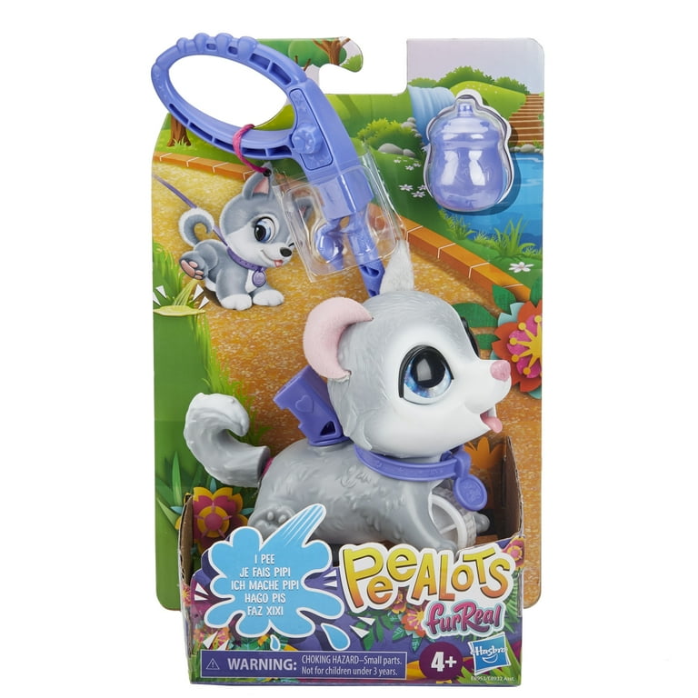 furReal Peealots Lil Wags Husky Includes Leash Handle Electronic Pet