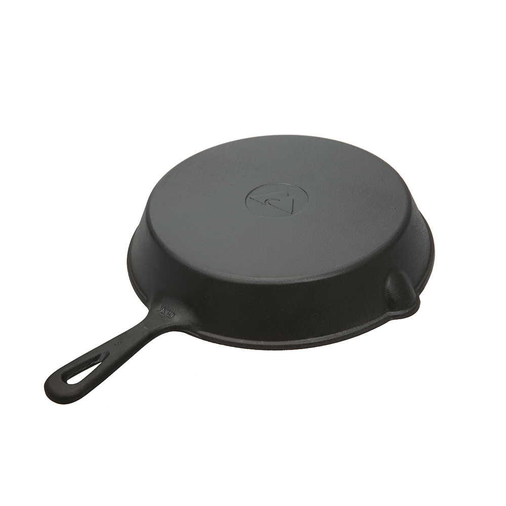 Sartén de hierro fundido pre-sazonado Ozark Trail de 12" con asas 2