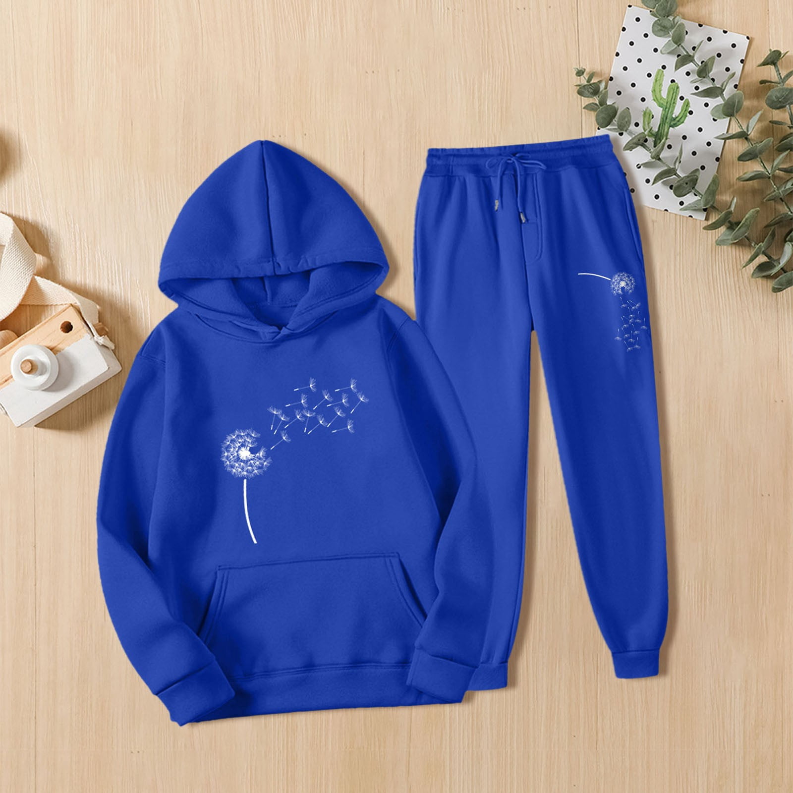 Ploknplq Hoodies for Men Essentials Hoodie 2 Pc Sweatsuit Set