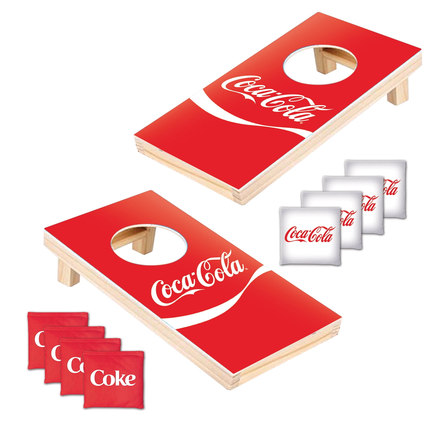 MasterPieces Officially Licensed Coca-Cola Tabletop Cornhole Game