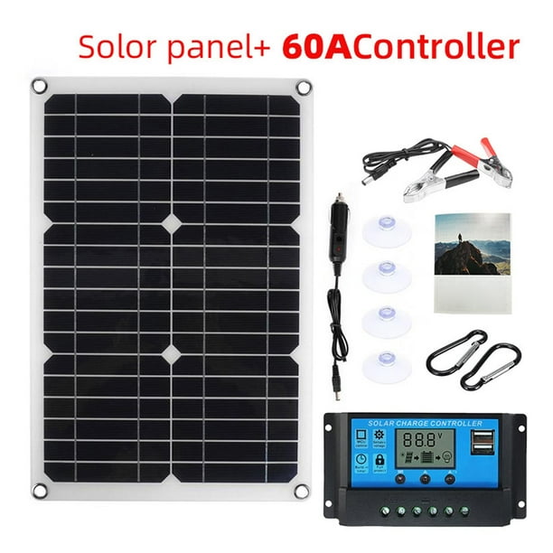 panel sor de 180w USB dual + Kit de cables sores 10 perfecl Panel de carga