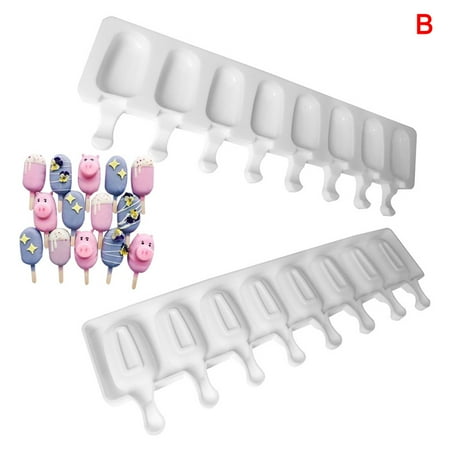 

TOPOINT DIY Ice Bar Making Molds 4 Hole 8 Holes Ice Cream Home Making Tool New