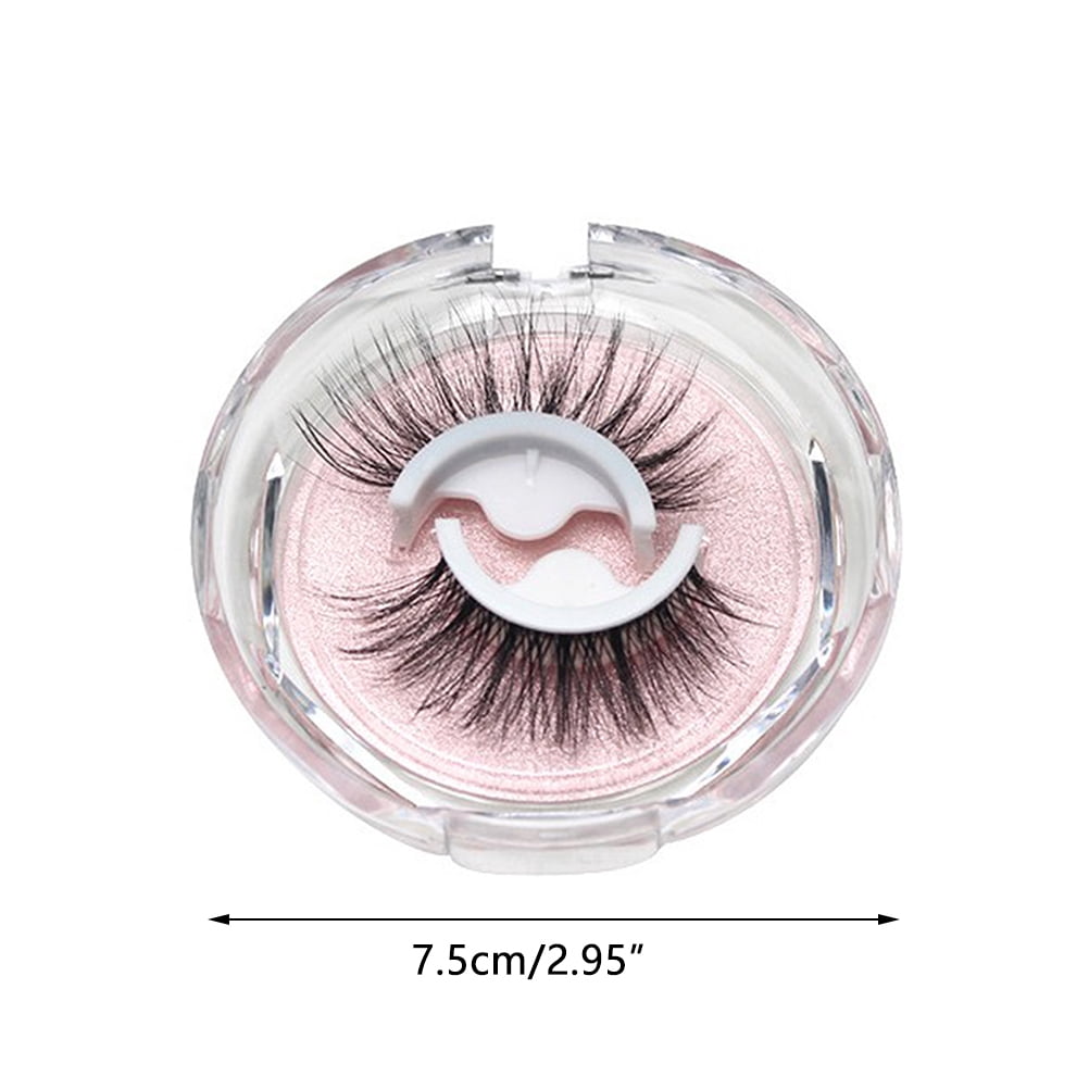 Reusable Self-Adhesive Eyelashes No Eyeliner or Glue Needed, False Lashes Stable and Easy to Put On,Natural Look and Waterproof Fake Eyelashes,